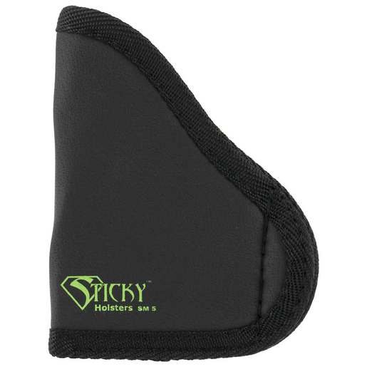Sticky SM5 Small-Medium Glock 42 Inside the Pant Right Hand Holster - Black - Black SM-5