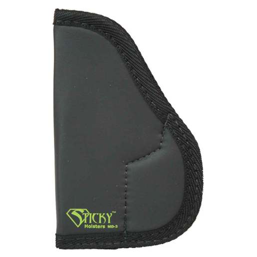 Sticky Small 9mm Luger/.380 Auto (ACP) Ambidextrous Holster - Black - Black MD-3