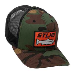 STLHD Camo Snapback Trucker Hat - One Size Fits Most