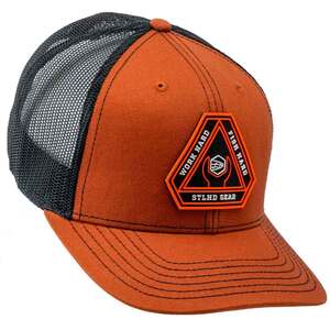 STLHD Grease Monkey Trucker Hat - Orange/Black - One Size Fits Most