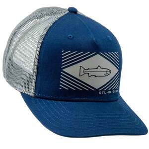STLHD Prism Trucker Hat - Blue Grey - One Size Fits Most