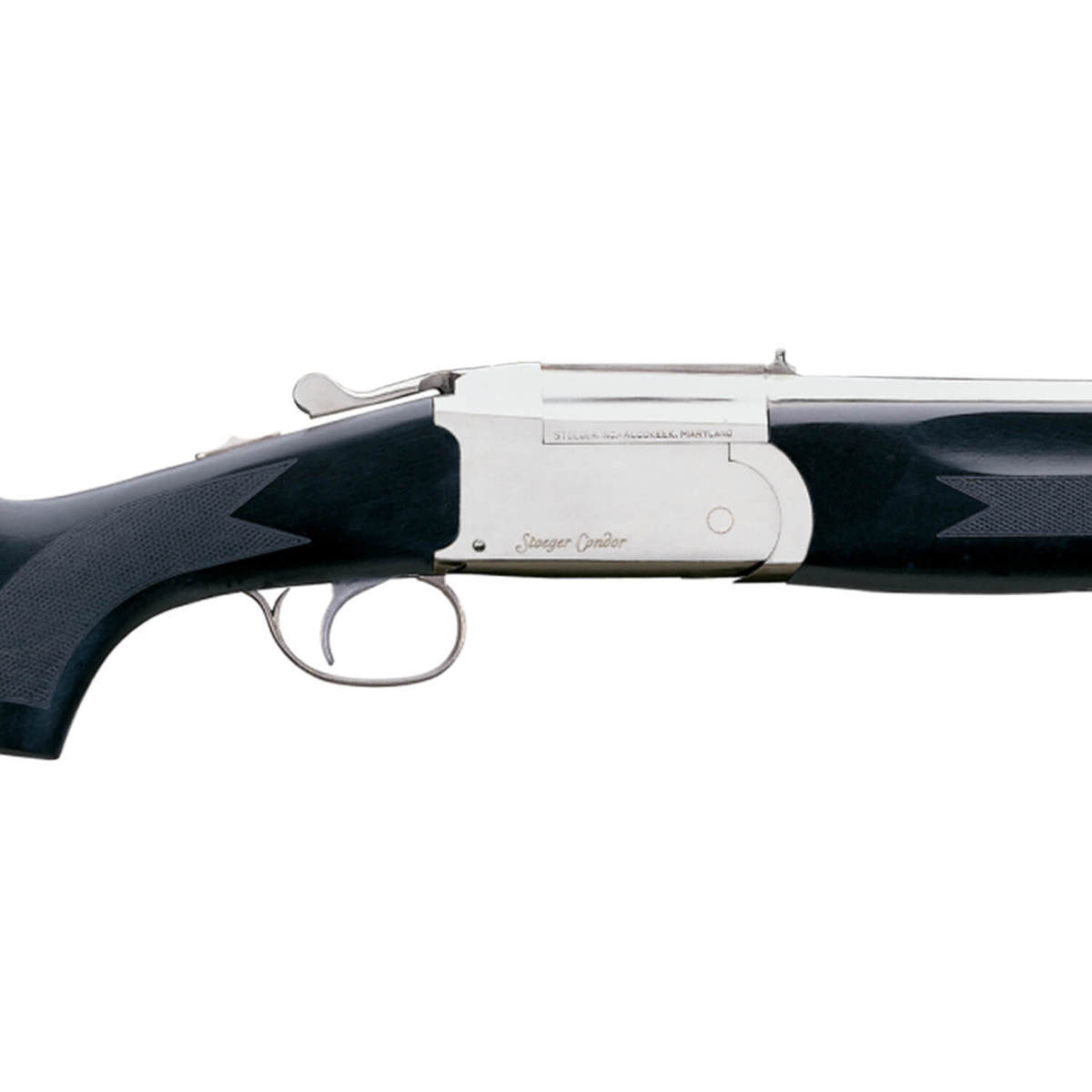 Stoeger Condor Outback Nickel/Black Finished Walnut 12 Gauge 3in Over Under Shotgun - 20in - Black/Nickel Stoeger Condor Outback Nickel/Black Finished Walnut 12 Gauge 3in Over Under Shotgun - 20in - Black/Nickel