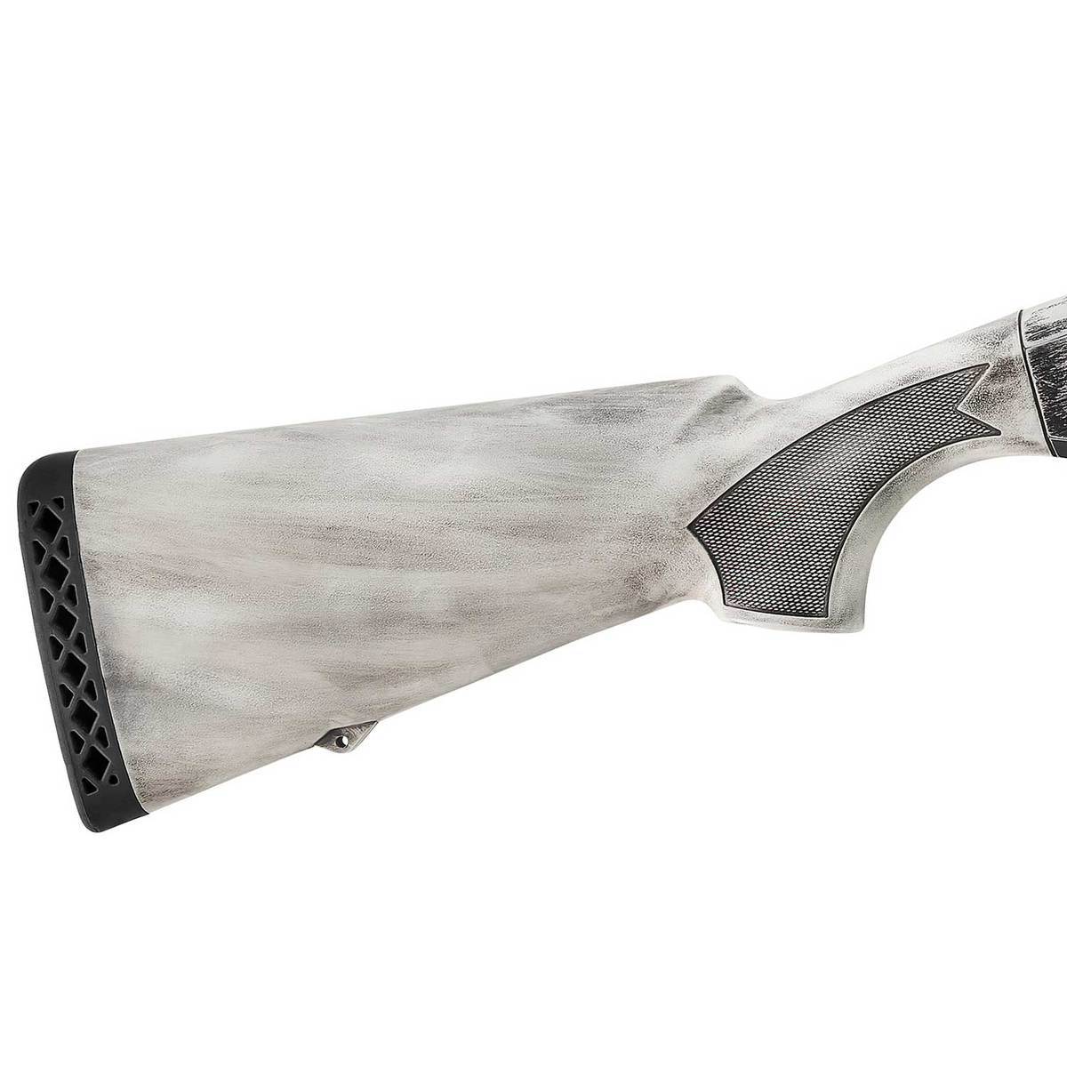 Stoeger M3500 Snow Goose Distressed White Cerakote 12 Gauge 3-1/2in Semi Automatic Shotgun - 28in - White Stoeger M3500 Snow Goose Distressed White Cerakote 12 Gauge 3-1/2in Semi Automatic Shotgun - 28in - White