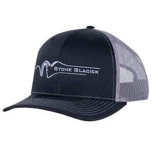 Stone Glacier Men's Classic Logo Adjustable Hat - Charcoal - One Size Fits Most