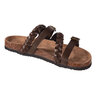 Stoney River Women's 4 Strap Braided Open Toe Sandals - Brown - Size 6 - Brown 6