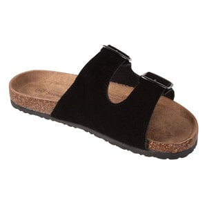 Stoney River Women's Corkbed Open Toe Sandals - Black - Size 8