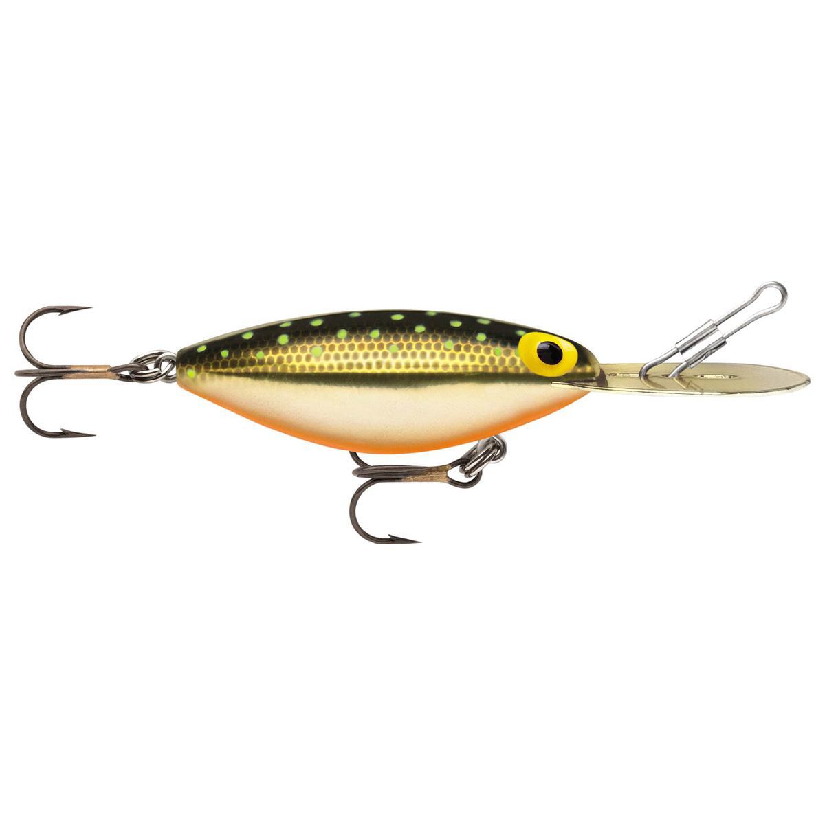 Storm Hot 'N Tot Crankbait - Gold Chartreuse Specks, 3/8oz, 2 1/2in, 7-20ft - Gold Chartreuse Specks Storm Hot 'N Tot Crankbait - Gold Chartreuse Specks, 3/8oz, 2 1/2in, 7-20ft - Gold Chartreuse Specks