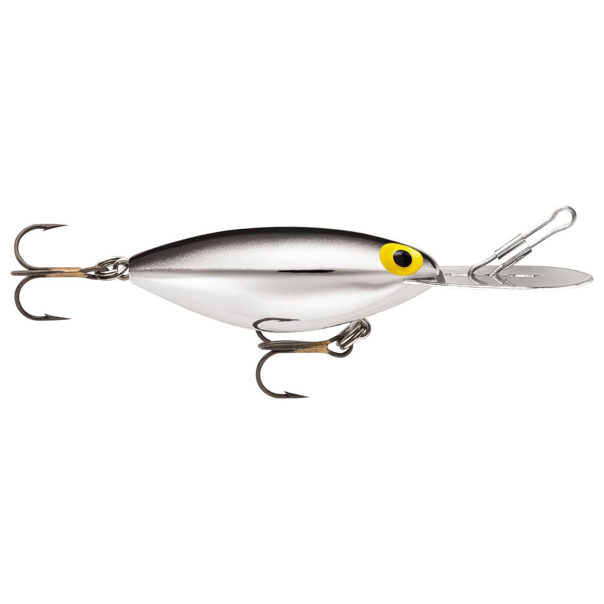 Storm Hot 'N Tot Crankbait - Metallic Silver Black Back, 3/8oz, 2 1/2in, 7-20ft - Metallic Silver Black Back Storm Hot 'N Tot Crankbait - Metallic Silver Black Back, 3/8oz, 2 1/2in, 7-20ft - Metallic Silver Black Back