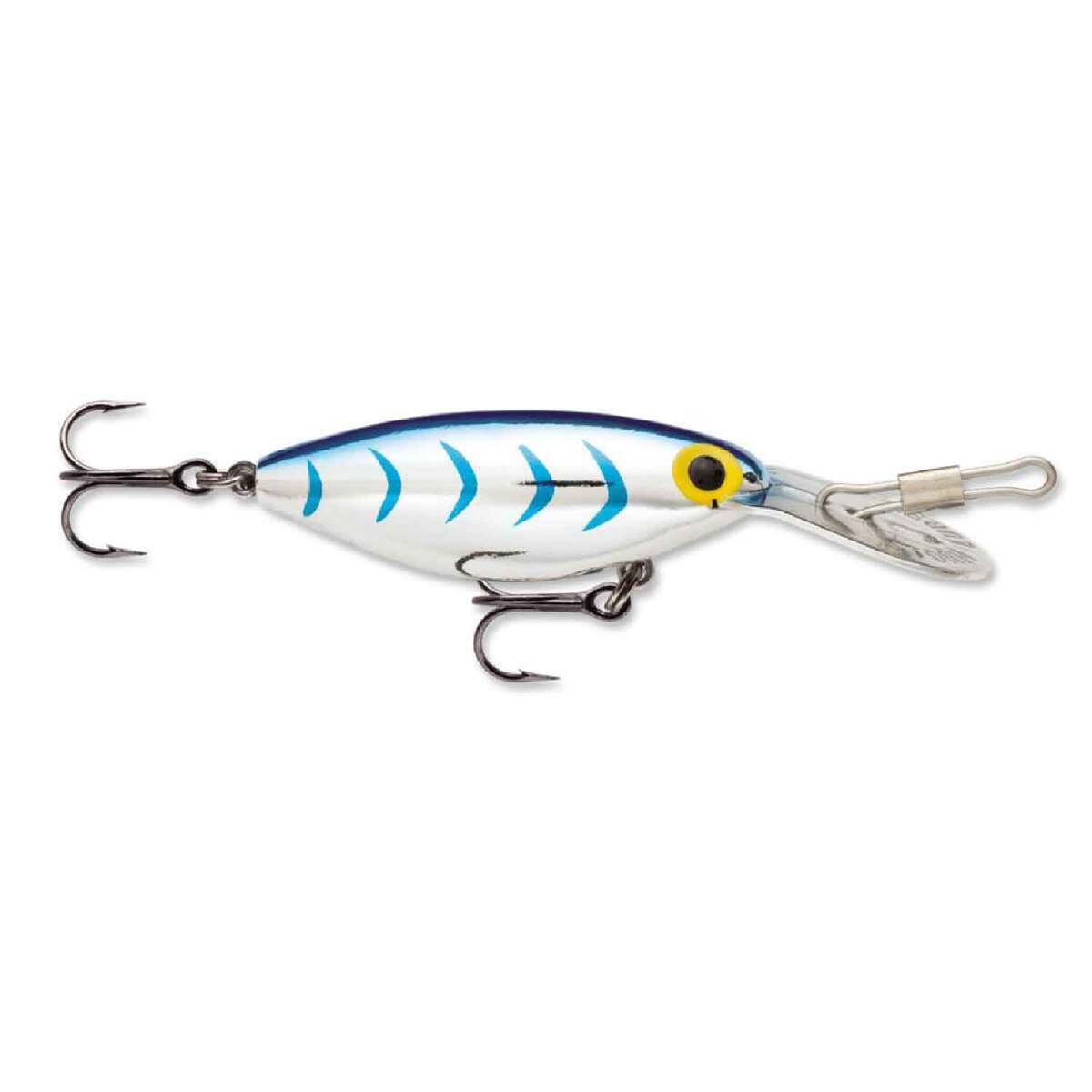 Storm Hot 'N Tot Crankbait - Metallic Silver, Blue HB, 3/16oz, 2in, 5-14ft - Metallic Silver, Blue HB Storm Hot 'N Tot Crankbait - Metallic Silver, Blue HB, 3/16oz, 2in, 5-14ft - Metallic Silver, Blue HB
