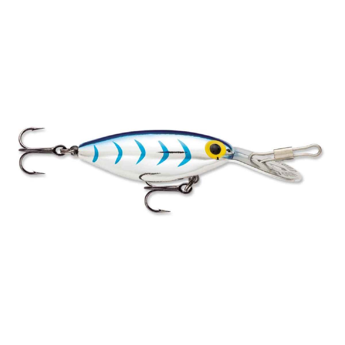 Storm Hot 'N Tot Crankbait - Metallic Silver, Blue HB, 3/8oz, 2-1/2in, 7-20ft - Metallic Silver, Blue HB Storm Hot 'N Tot Crankbait - Metallic Silver, Blue HB, 3/8oz, 2-1/2in, 7-20ft - Metallic Silver, Blue HB