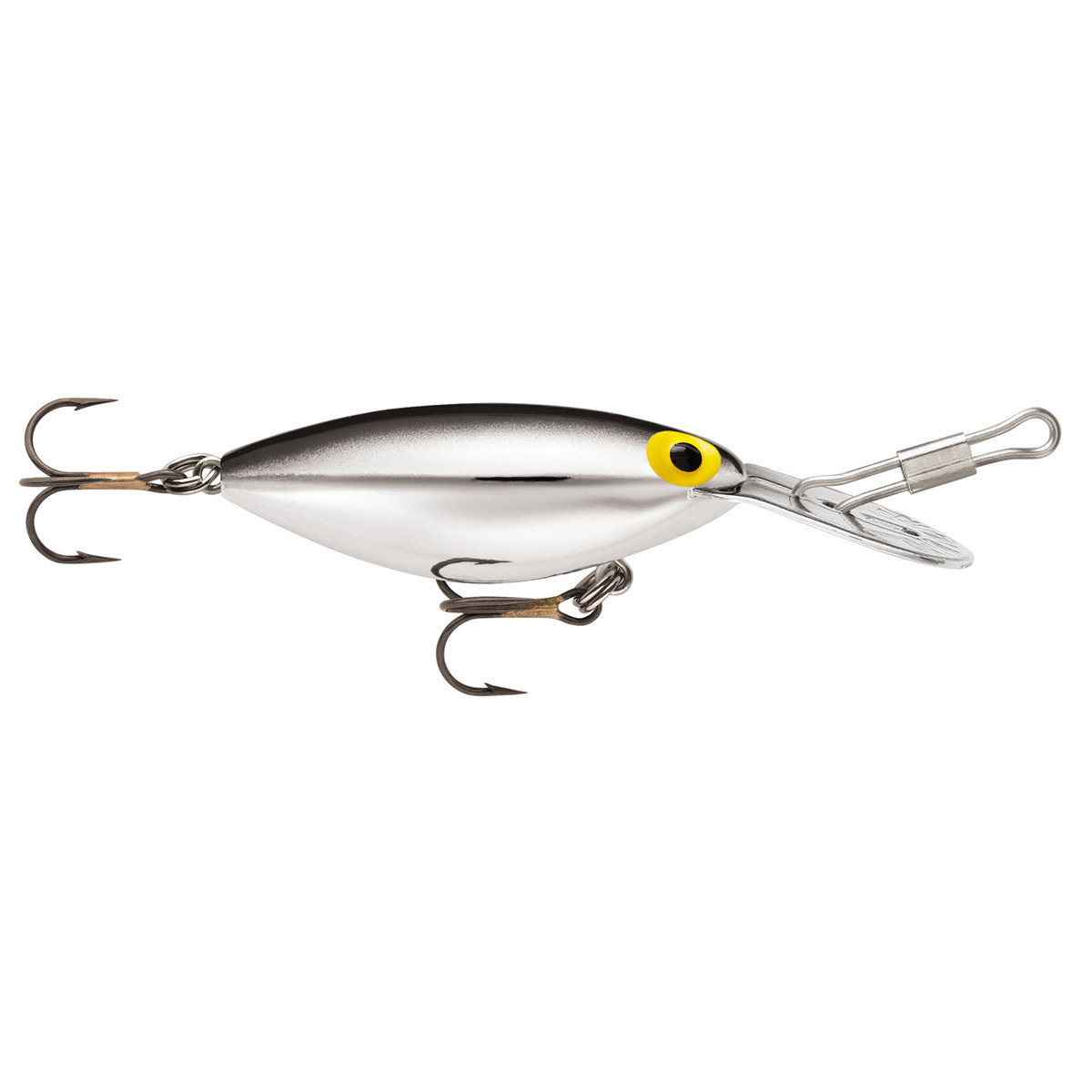 Storm Hot 'N Tot Crankbait - Metallic Silver Black Back, 3/16oz, 2in, 5-14ft - Metallic Silver Black Back Storm Hot 'N Tot Crankbait - Metallic Silver Black Back, 3/16oz, 2in, 5-14ft - Metallic Silver Black Back