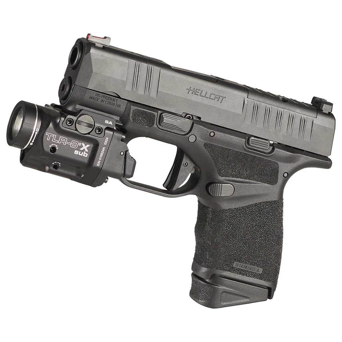 Streamlight TLR-8 X Sub Springfield Hellcat Weapon Light with Red Laser - Black Streamlight TLR-8 X Sub Springfield Hellcat Weapon Light with Red Laser - Black