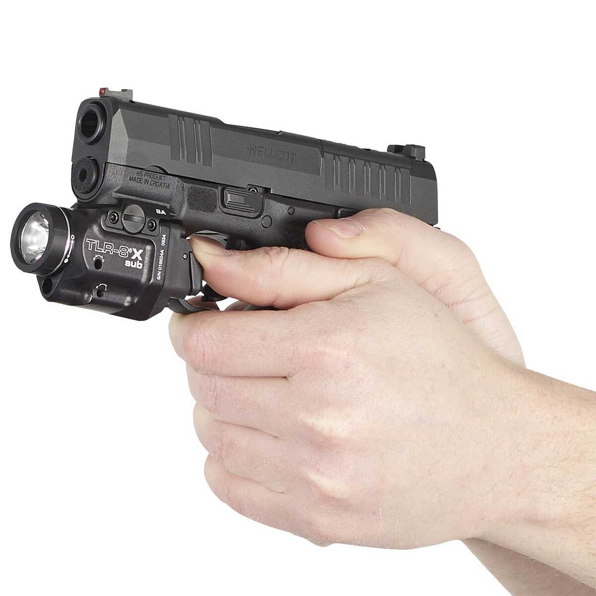 Streamlight TLR-8 X Sub Springfield Hellcat Weapon Light with Red Laser - Black Streamlight TLR-8 X Sub Springfield Hellcat Weapon Light with Red Laser - Black