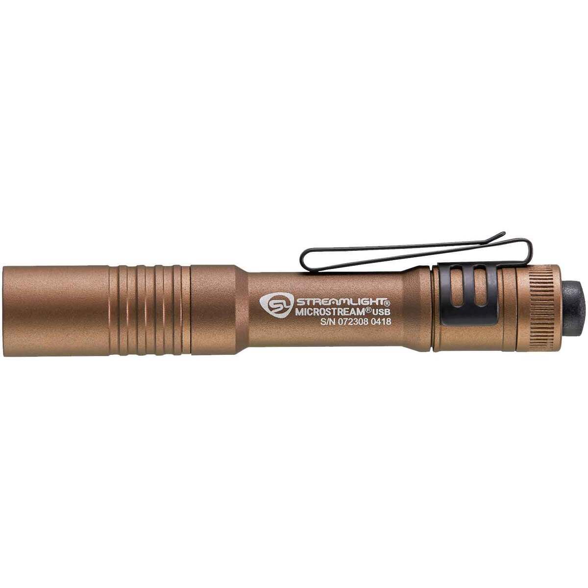 Streamlight MicroStream USB Pen Light Flashlight - Coyote | Sportsman's ...