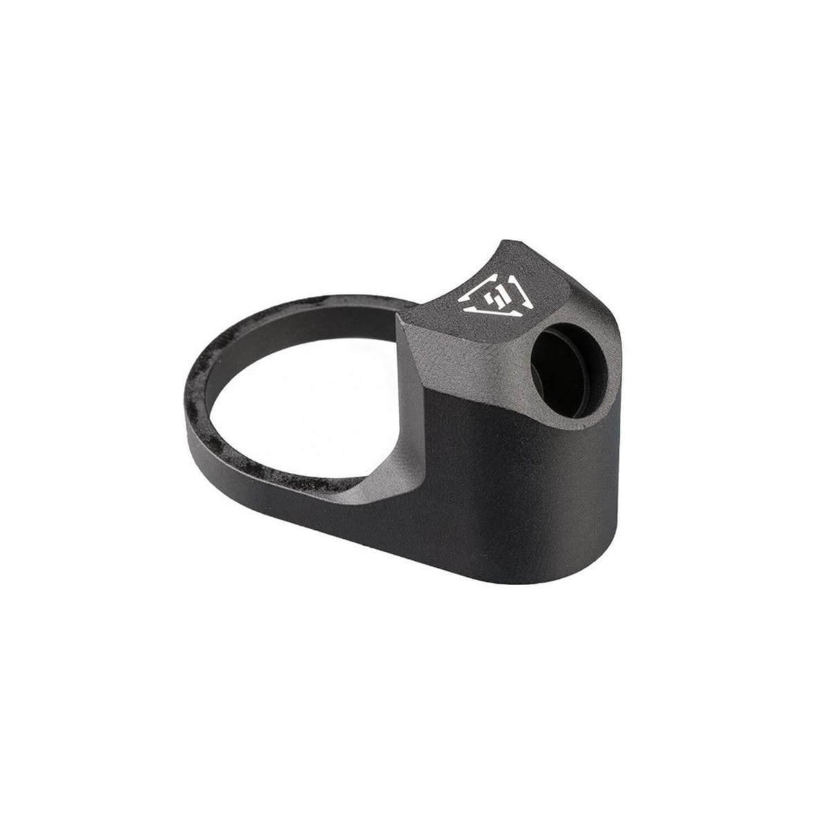 Strike Industries AR Platform Enhanced Castle Nut And Extended End Plate - Black Strike Industries AR Platform Enhanced Castle Nut And Extended End Plate - Black
