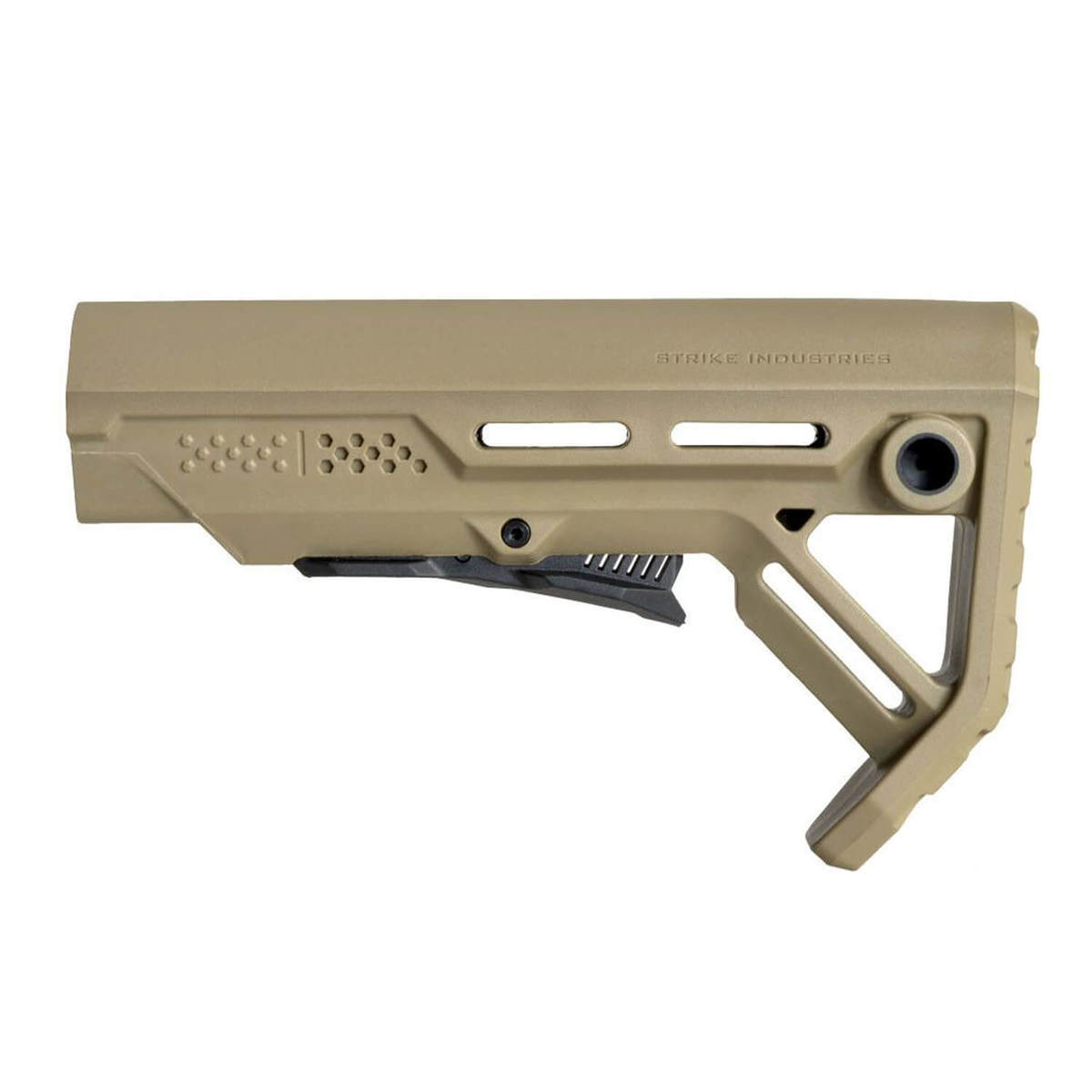 Strike Industries MOD1 AR15/M16 Rifle Stock - FDE/Black - Flat Dark Earth/Black Strike Industries MOD1 AR15/M16 Rifle Stock - FDE/Black - Flat Dark Earth/Black