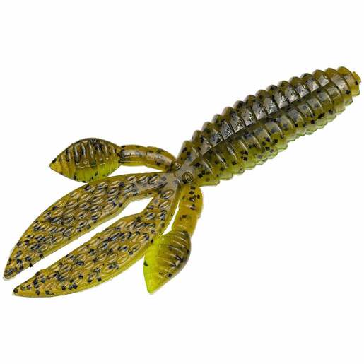Strike King Baby Rodent Creature Bait – Green Pumpkinseed – Soft Baits