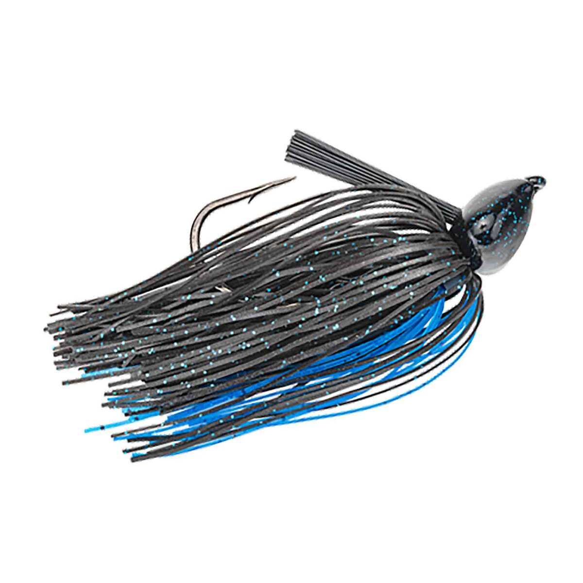 Denny Brauer RFBL02 Rattle Back Flippin Jig 1/2 Oz Noir Carte De 6 Denny Brauer RFBL02 Rattle Back Flippin Jig 1/2 Oz Noir Carte De 6