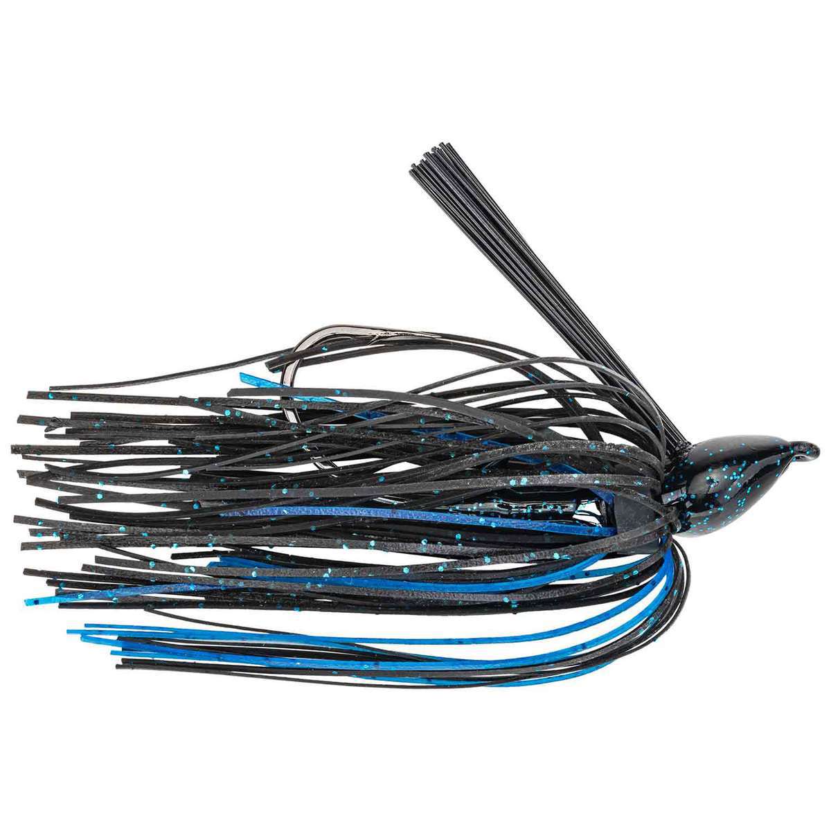 Strike King Denny Brauer Structure Flipping Skirted Jig - Black/Blue, 1/4oz - Black/Blue Strike King Denny Brauer Structure Flipping Skirted Jig - Black/Blue, 1/4oz - Black/Blue