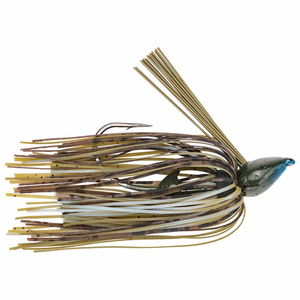 Strike King Denny Brauer Structure Flipping Skirted Jig - Blue Craw, 1/4oz - Blue Craw Strike King Denny Brauer Structure Flipping Skirted Jig - Blue Craw, 1/4oz - Blue Craw