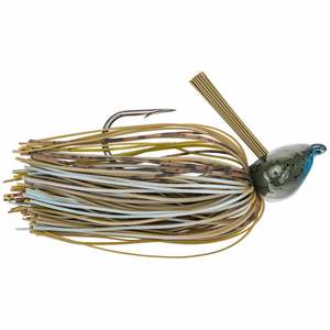 Strike King Denny Brauer Structure Flipping Skirted Jig - Blue Craw, 1oz
