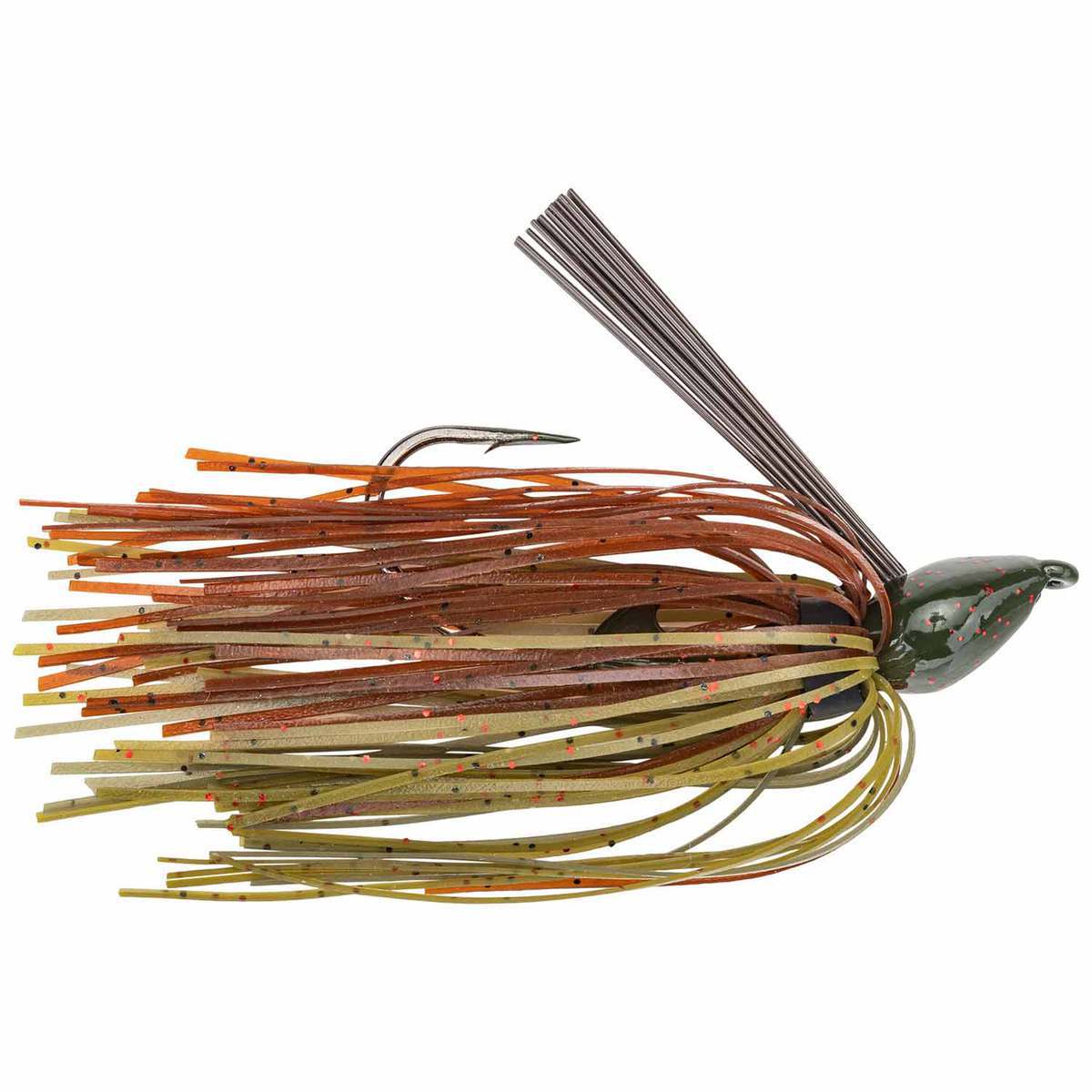Strike King Denny Brauer Structure Flipping Skirted Jig - Green Pumpkin, 1/4oz - Green Pumpkin Strike King Denny Brauer Structure Flipping Skirted Jig - Green Pumpkin, 1/4oz - Green Pumpkin