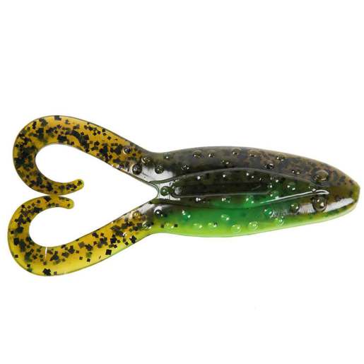 Strike King Gurgle Soft Body Frog – Black/White Swirl – Soft Baits