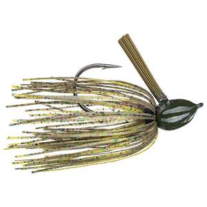 Strike King Hack Attack Fluoro Flipping Skirted Jig - Candy Craw, 1/2oz