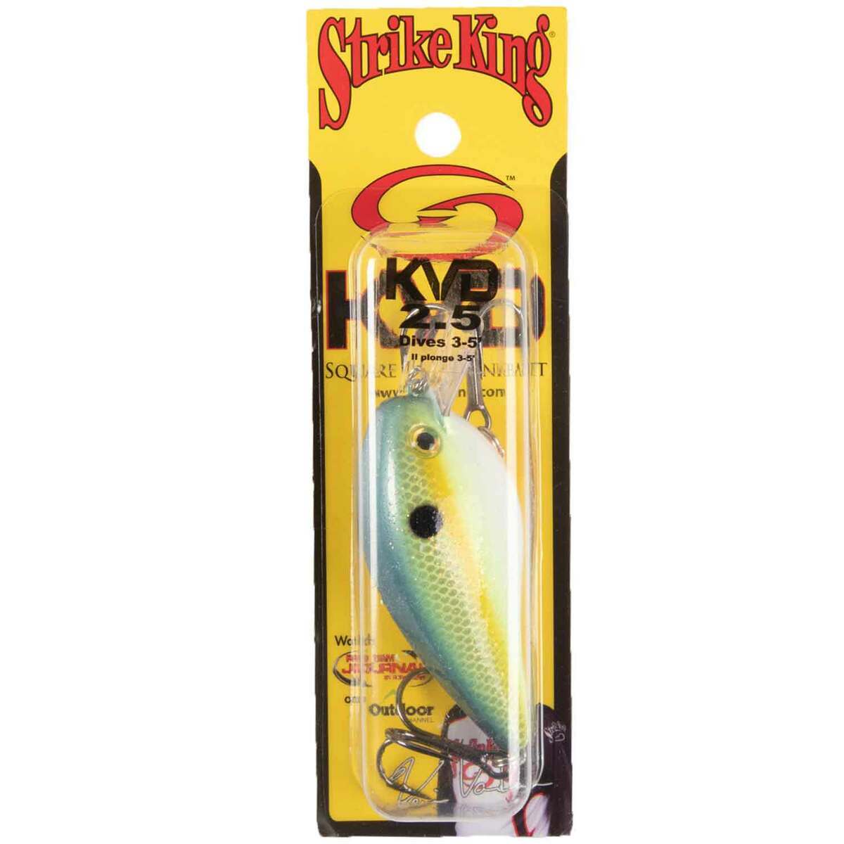 Strike King KVD 2.5 Square Bill Crankbait Strike King KVD 2.5 Square Bill Crankbait