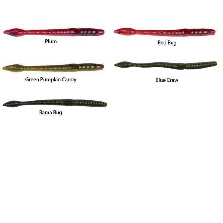 Strike King KVD Bull Worm Straight Tail Worm Strike King KVD Bull Worm Straight Tail Worm