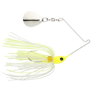 Strike King Micro King Spinnerbait - Chartreuse Head/Chartreuse/White Skirt, 1/16oz