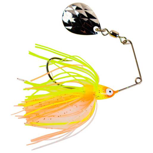 Strike King Mini King Spinnerbait – Black/Chartreuse/White/Red
