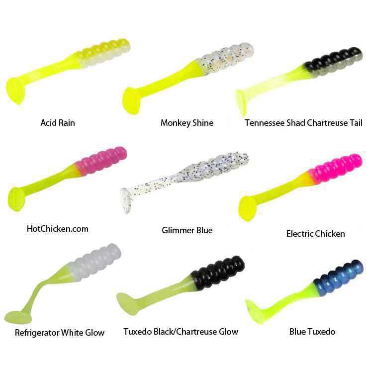 Mr. Crappie Slabalicious Crappie Bait - HotChicken.com, 2in, 15 Pack - HotChicken.com Mr. Crappie Slabalicious Crappie Bait - HotChicken.com, 2in, 15 Pack - HotChicken.com