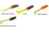 Mr. Crappie Slabalicious Crappie Bait - Tennessee Shad Chartreuse Tail, 2in, 15 Pack - Tennessee Shad Chartreuse Tail
