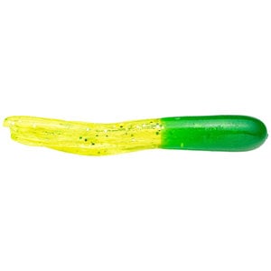 Strike King Mr Crappie Tubes - Electric Lime, 2in, 15pk