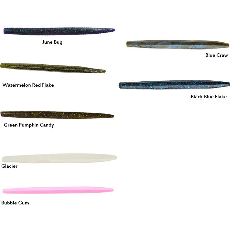 Strike King Plastic Ocho Soft Stick Bait Strike King Plastic Ocho Soft Stick Bait