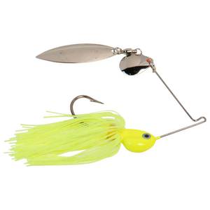 Strike King Potbelly Colorado Willow Spinnerbait - Chartreuse, 3/8oz