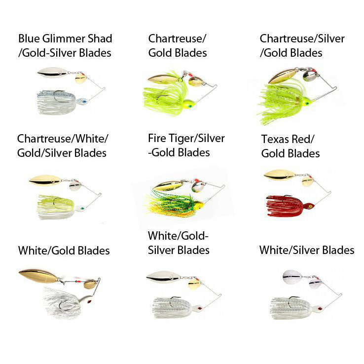 Strike King Premier Spinnerbait Colorado Willow Strike King Premier Spinnerbait Colorado Willow