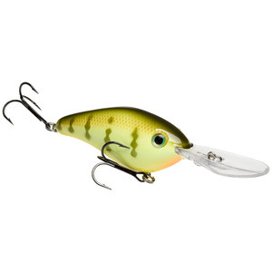 Strike King Pro Model 6XD Extra Deep Diving Crankbait - Chartreuse Perch, 1oz, 3in