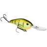 Strike King Pro Model 6XD Crankbait - Chartreuse Perch, 1oz, 3in, 19ft - Chartreuse Perch