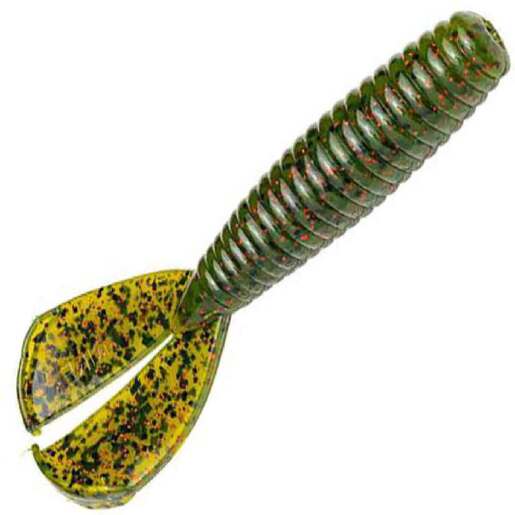 Strike King Rage Magnum Menace Grub Trailer Bait – Black/Blue Swirl