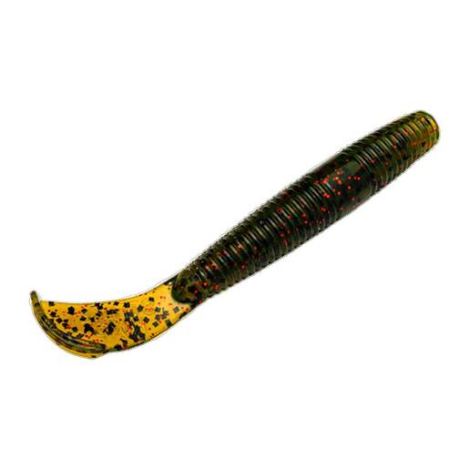 Strike King Rage Ned Cut-R 3in Straight Tail Worm – Blue Swirl