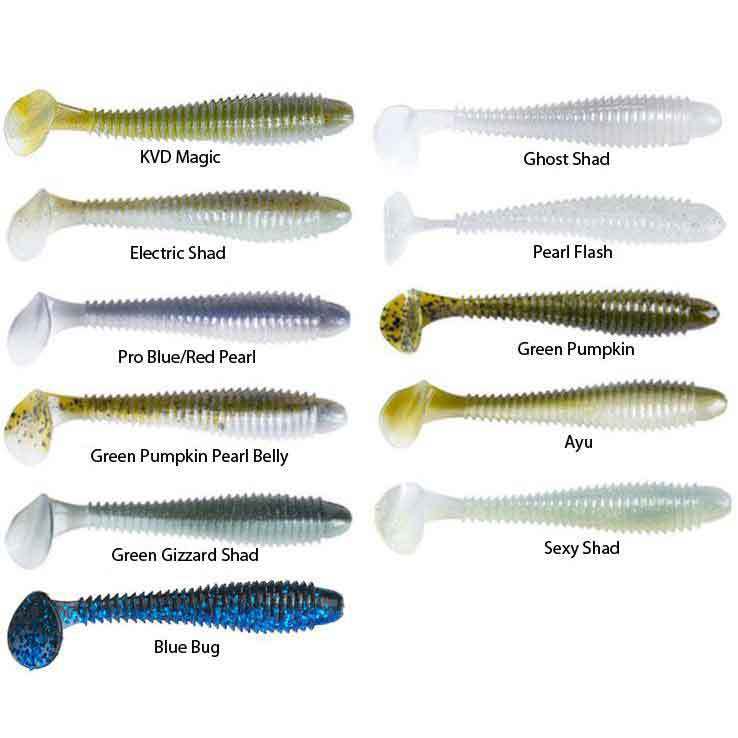Strike King Rage Swimmer Soft Swimbait Strike King Rage Swimmer Soft Swimbait