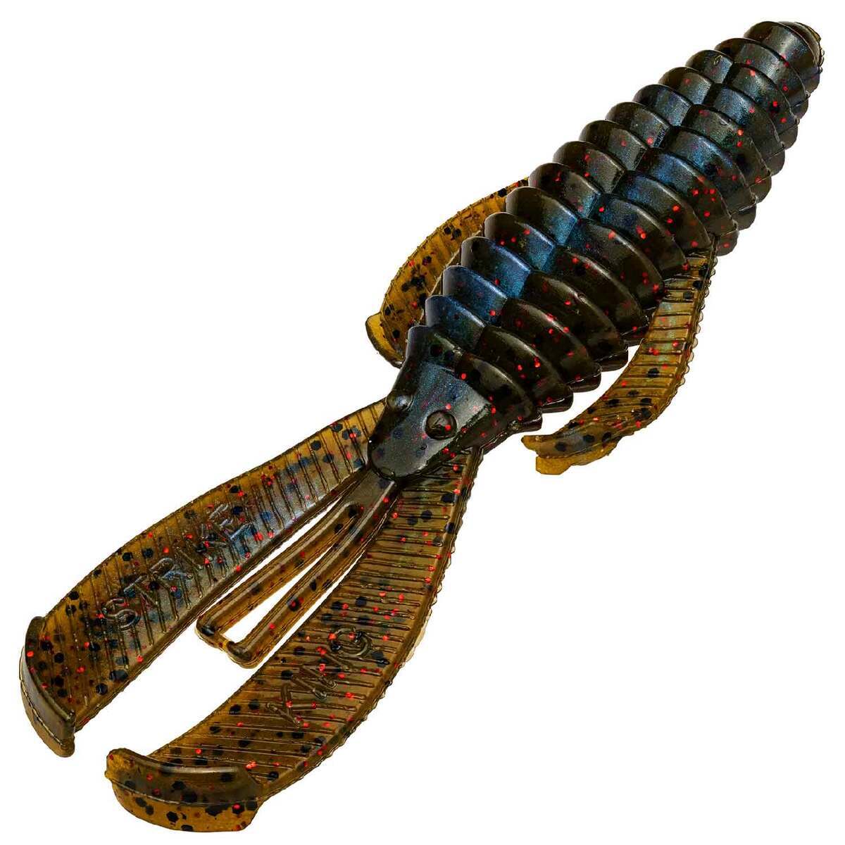 Strike King Rage Tail Rage Bug Soft Craw Bait - Blue Craw w/Red Flake, 4in - Blue Craw w/Red Flake Strike King Rage Tail Rage Bug Soft Craw Bait - Blue Craw w/Red Flake, 4in - Blue Craw w/Red Flake