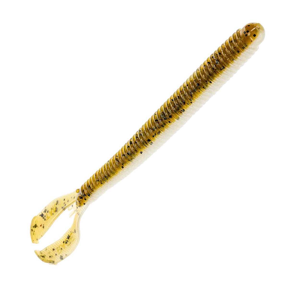 Strike King Rage Twin Tail Menace Worms - Green Pumpkin/Pearl Belly, 6in - Green Pumpkin/Pearl Belly Strike King Rage Twin Tail Menace Worms - Green Pumpkin/Pearl Belly, 6in - Green Pumpkin/Pearl Belly