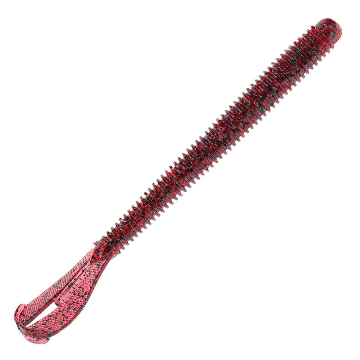 Strike King Rage Twin Tail Menace Worms - Red, 6in - Red Strike King Rage Twin Tail Menace Worms - Red, 6in - Red