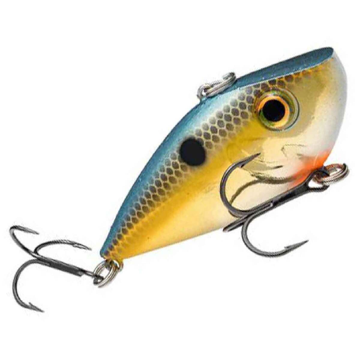 Strike King Red Eye Shad Lipless Crankbait - Gold Sexy Shad, 3/4oz, 3in ...
