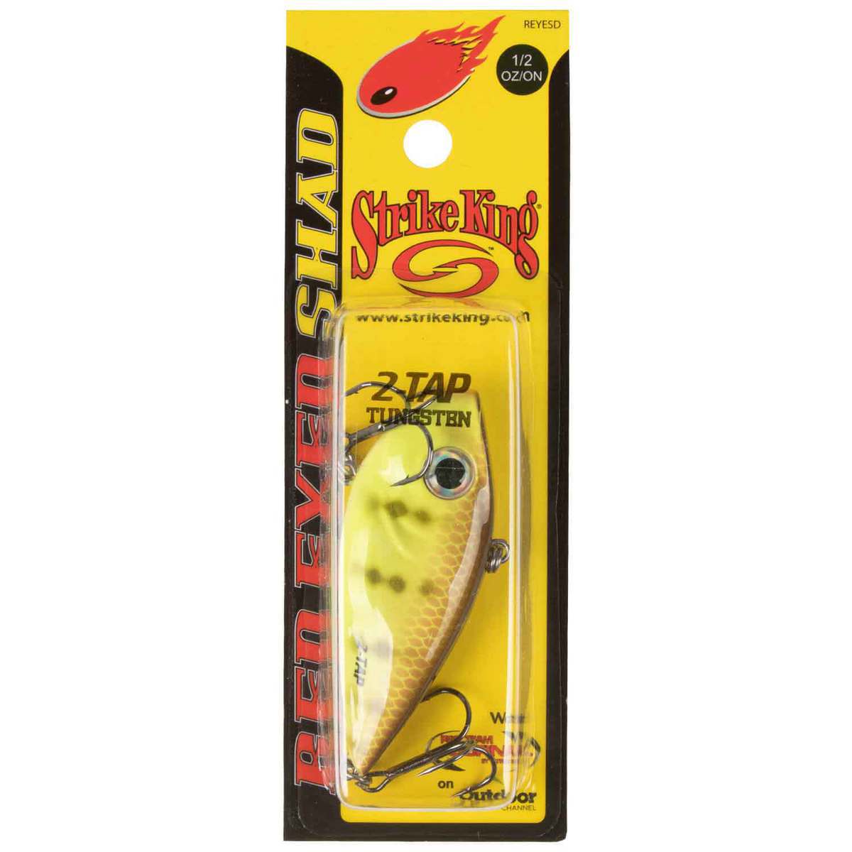 Strike King Red Eyed Shad Tungsten 2-Tap Lipless Crankbait Strike King Red Eyed Shad Tungsten 2-Tap Lipless Crankbait