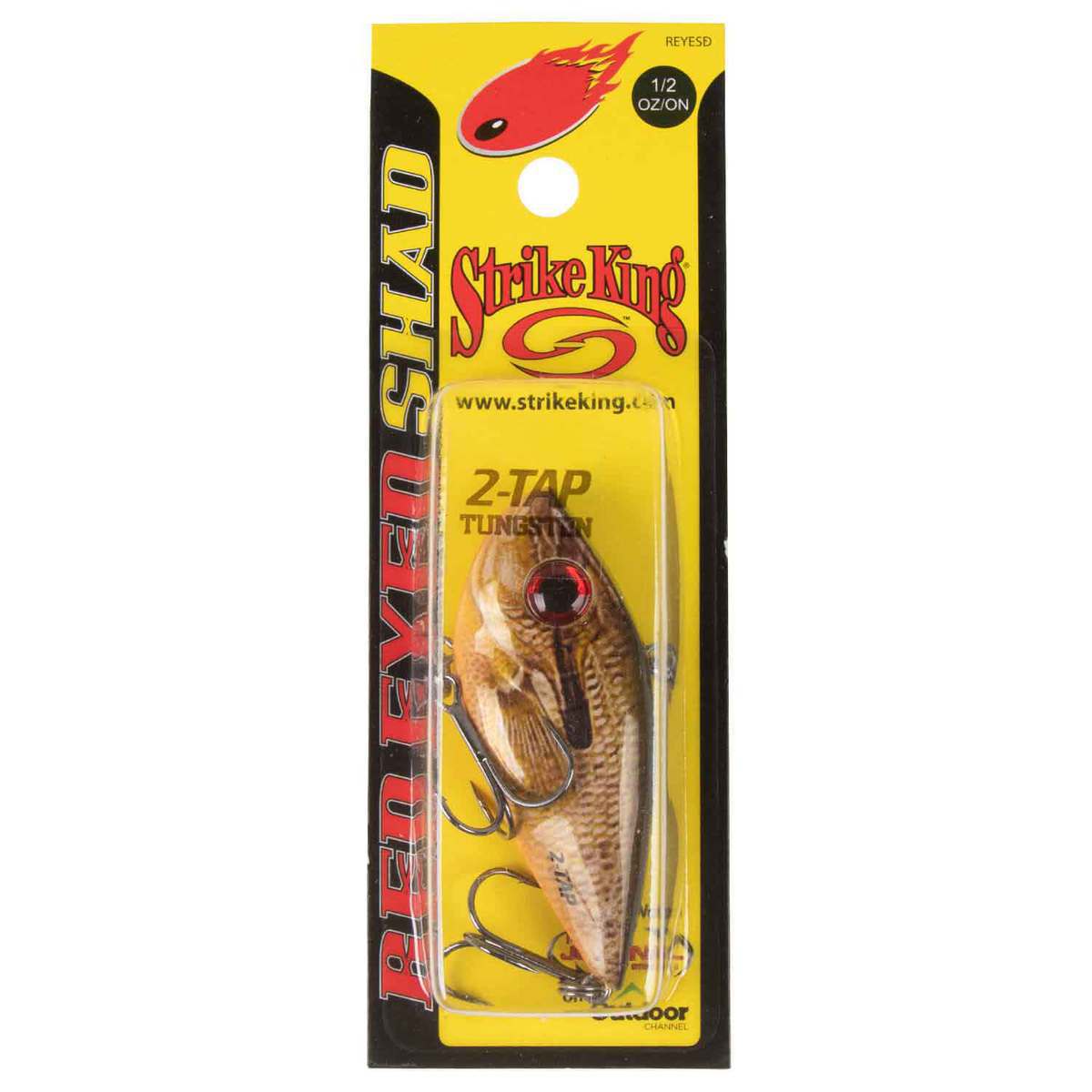 Strike King Red Eyed Shad Tungsten 2-Tap Lipless Crankbait Strike King Red Eyed Shad Tungsten 2-Tap Lipless Crankbait
