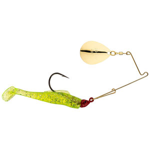 Strike King Redfish Magic Jig Spinner - Chartreuse Silver/Red Head, 1/8oz